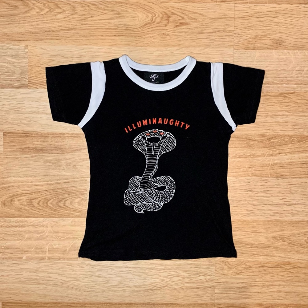 Valfre Illuminaughty Baby Tee Size XS